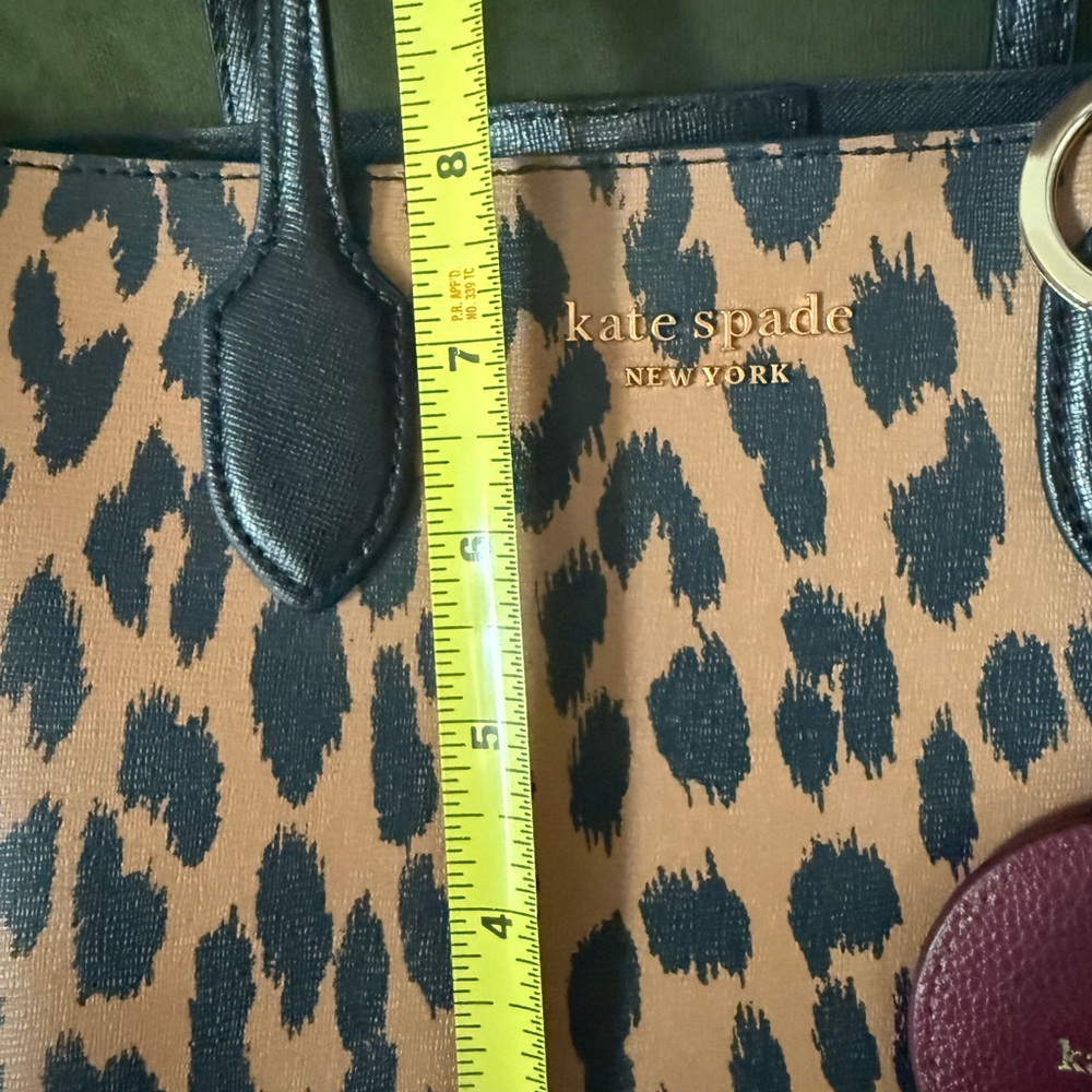 Kate Spade Animal Print Tote - Black and Tan - Picture 14 of 15